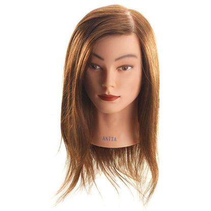 Picture of Hi Lift Mannequin Head Anita - Long Brown (40-45cm)